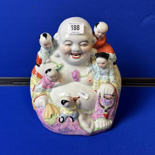 188 - ORIENTAL PORCELAIN BUDDHA