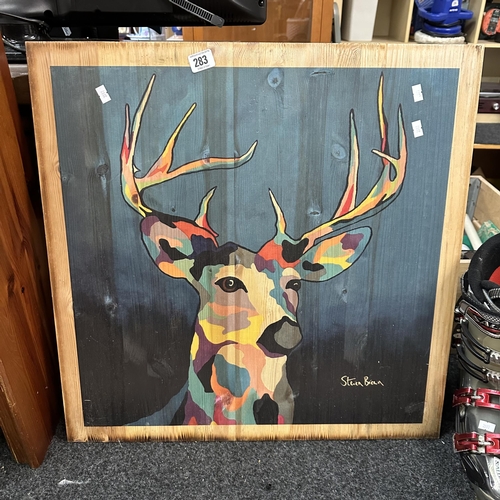 283 - STEVEN BROWN GLEN McDEER WALL ART