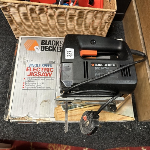 327 - BLACK & DECKER SINGLE SPEED ELECTRIC JIGSAW