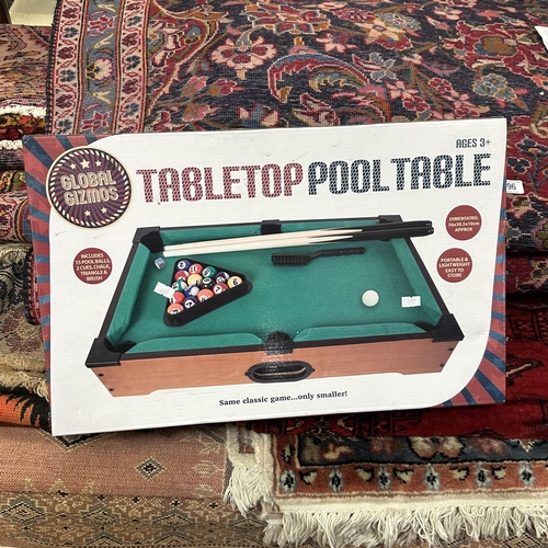 348 - TABLE TOP POOL TABLE