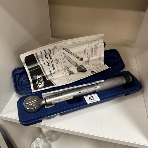 43 - DRAPER TORQUE WRENCH