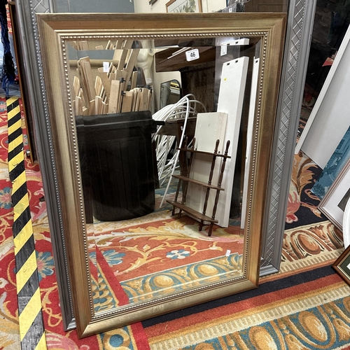 46 - LARGE FRAMED MIRROR