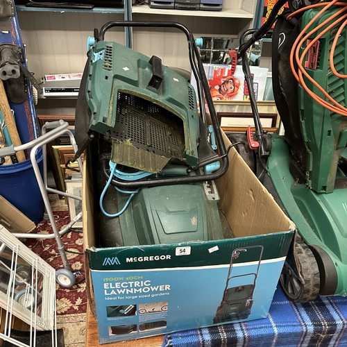 54 - MCGREGOR ELECTRIC LAWNMOWER