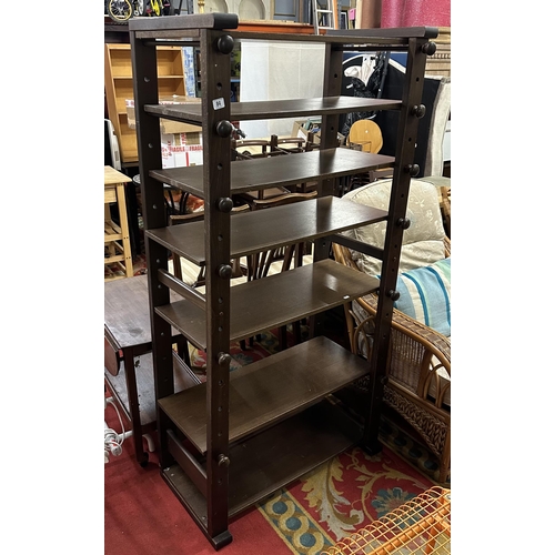 84 - FREESTANDING SHELF WITH ADJUSTABLE SHELVES