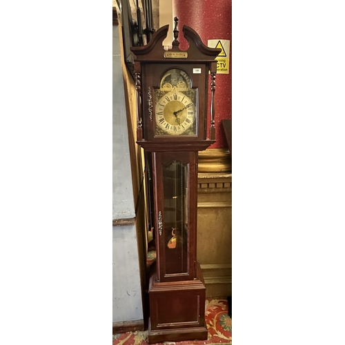 120 - GRANDDAUGHTER CLOCK BY EMPEROR CO. LTD WITH WEIGHTS