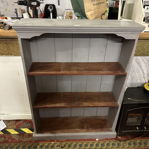 123 - SOLID PINE FARMHOUSE BOOKCASE