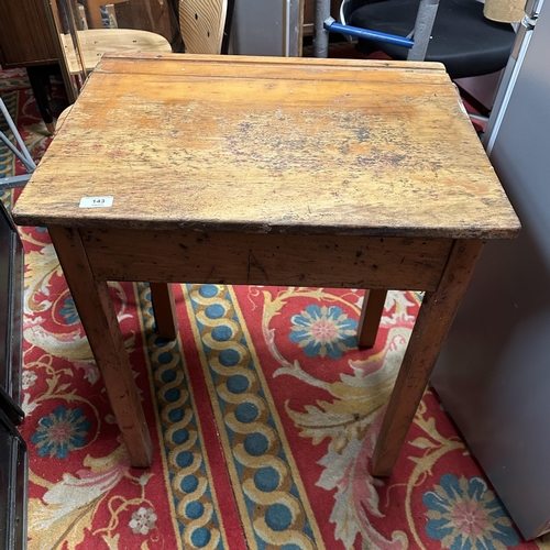 143 - VINTAGE SCHOOL DESK