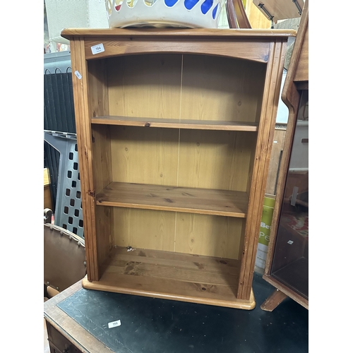 164 - SOLID PINE BOOKCASE