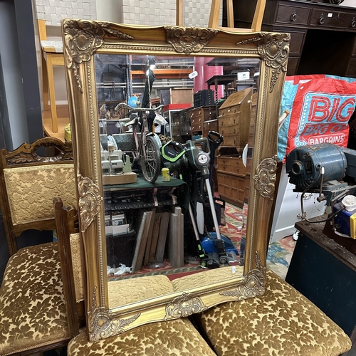 31 - GOLD FRAMED MIRROR