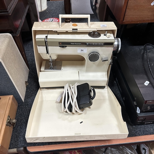 84 - FRISTER & ROSSMAN CUB 7 SEWING MACHINE WITH FOOT PEDAL