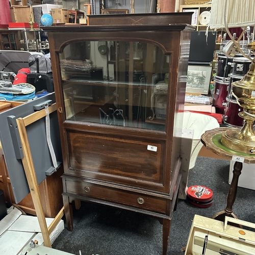 85 - MAHOGANY HABERDASHERY CABINET