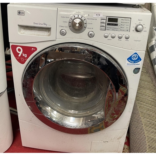 172 - LG 9KG WASHING MACHINE