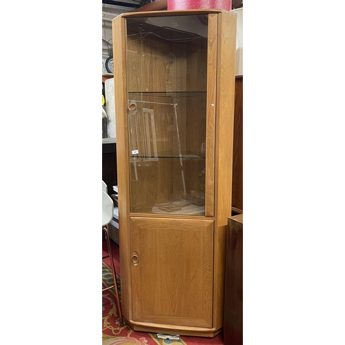 181 - GLASS FRONTED CORNER CABINET
