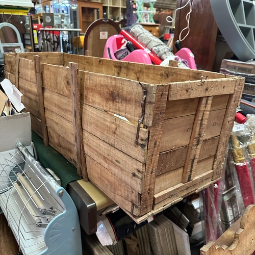 100B - LARGE WOODEN CRATE