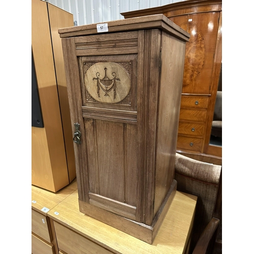 57 - EDWARDIAN POT CUPBOARD (30H