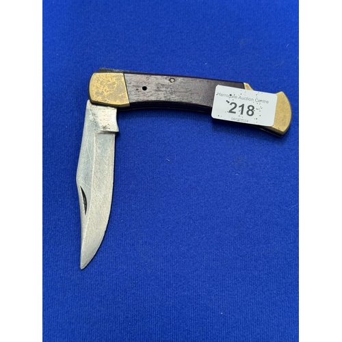 218 - COMANCHE SURGICAL STEEL LOCK BLADE KNIFE