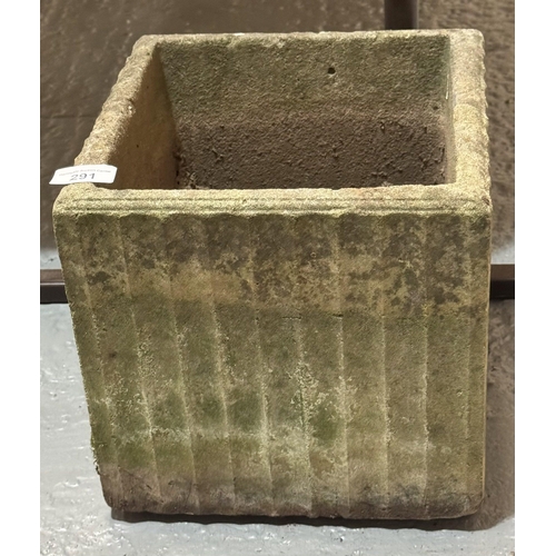 291 - ANTIQUE SANDSTONE PLANTER