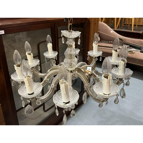 389 - 10 BRANCH CEILING LIGHT FITTING