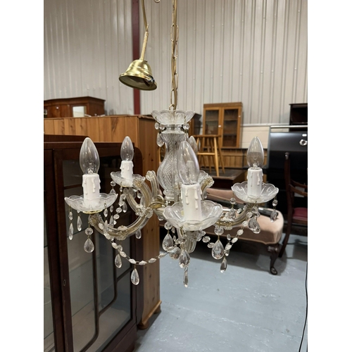 391 - 9 BRANCH CEILING LIGHT FITTING