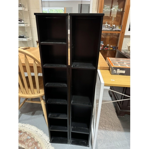 392 - PAIR OF CD STORAGE TOWERS (45