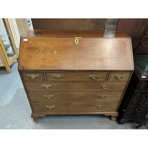 401 - VICTORIAN SHELL INLAID BUREAU