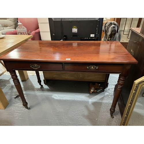 407 - FLAME MAHOGANY DESK