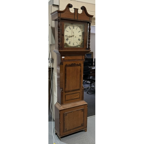 422 - VICTORIAN GRANDFATHER CLOCK (7'2