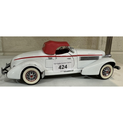 424 - SUPER CHARGED BOATTAIL SPEEDSTER 1935 AUBURN SCALE MODEL