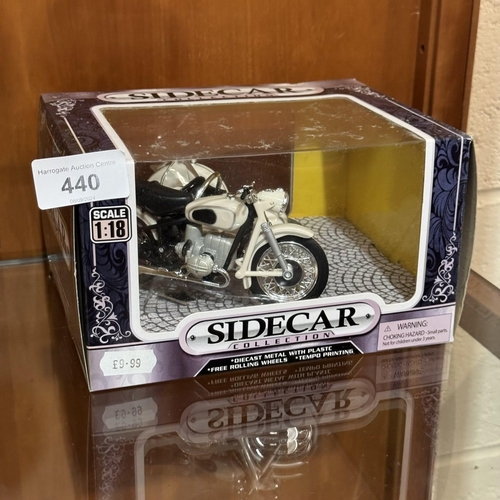 440 - BOXED SCALE MODEL SIDECAR COLLECTION