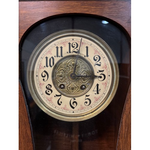 400 - VICTORIAN GERMAN WALL CLOCK