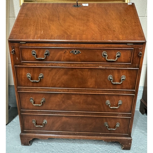 3 - MAHOGANY BUREAU (39”H 30”W 19”D)