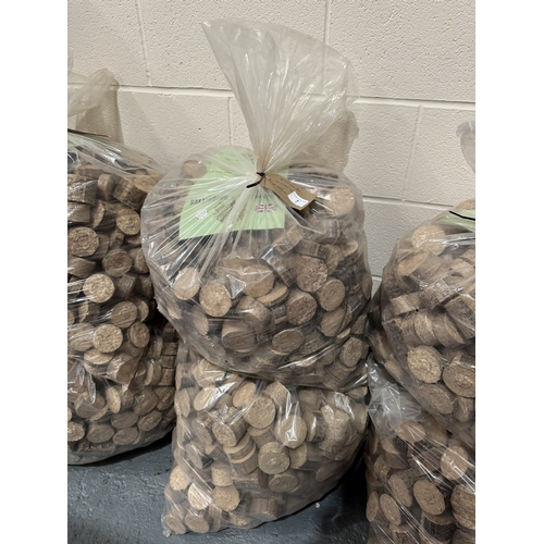 7 - TWO 40KG BAGS OF HARDWOOD BRIQUETTES