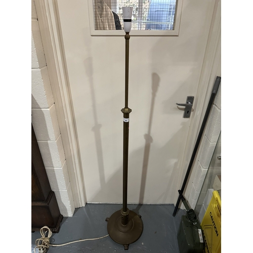 46 - BRASS ALADDIN CONVERTED STANDARD LAMP