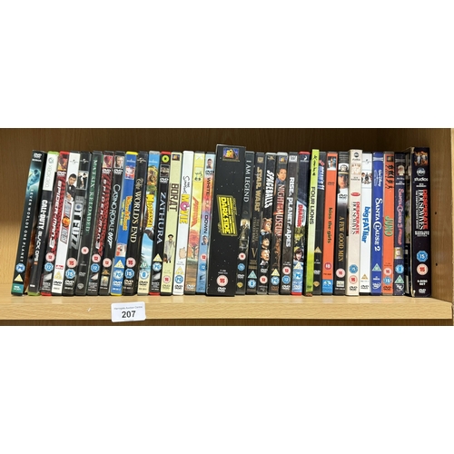 207 - SELECTION OF DVDS