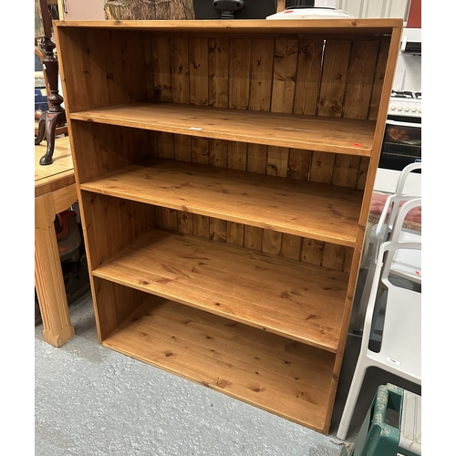 129 - PINE BOOKCASE