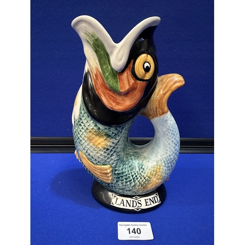 140 - ROYAL WINTON - GRIMWADES GURGLE FISH JUG VASE