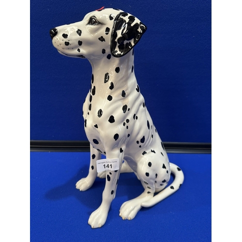 141 - BESWICK PORCELAIN DALMATIAN DOG 15” TALL