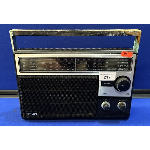 217 - VINTAGE PHILIPS RADIO