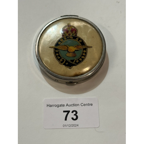 73 - ORIGINAL WW2 BRITISH ROYAL AIRFORCE SWEETHEART COMPACT