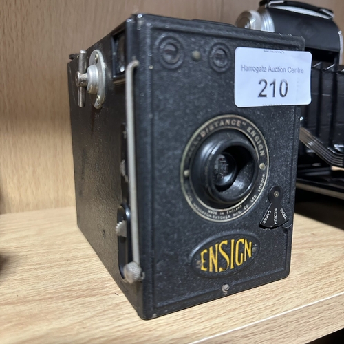 210 - ENSIGN VINTAGE PINHOLE CAMERA