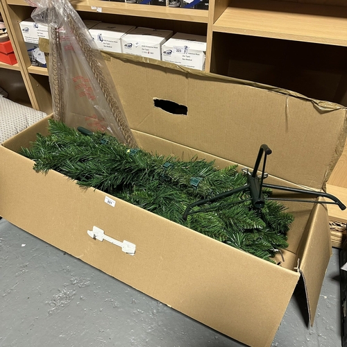 221 - FAUX CHRISTMAS TREE IN BOX