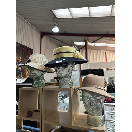 274 - THREE LADIES HATS