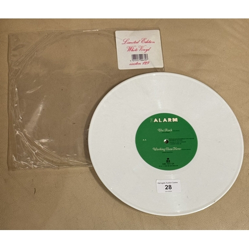 28 - LIMITED EDITION WHITE VINYL OF VARIOUS ARTISTS INCLUDING JOHN LENNON MCDONALD/PETERS AND THE ALARM 1... 