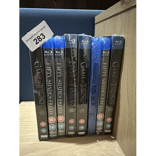 283 - BRAND NEW BLU-RAY DVDS