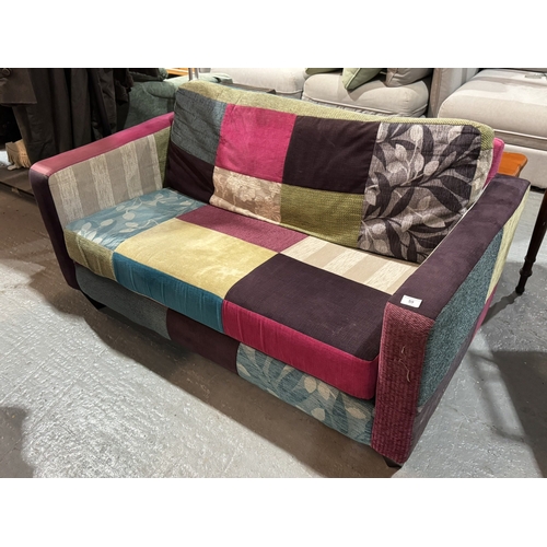 59 - PATCHWORK TWO SEATER SETTEE