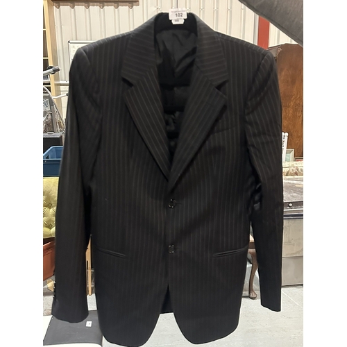 102 - GENTS ARMANI PIN STRIPE SUIT JACKET