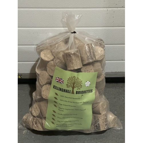 141 - 15KG BAG OF HARDWOOD BRIQUETTES