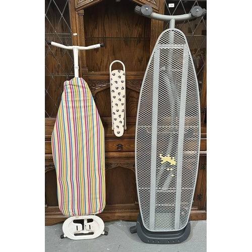 174 - TWO IRONING BOARDS AND ONE TIE IRONING BOARD