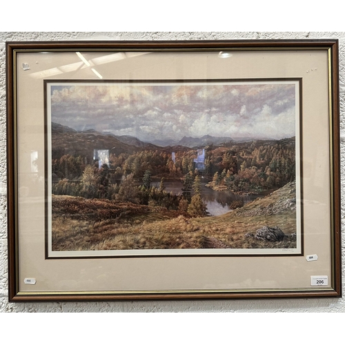 206 - LARGE SCENIC PRINT OF THE LAKE DISTRICT