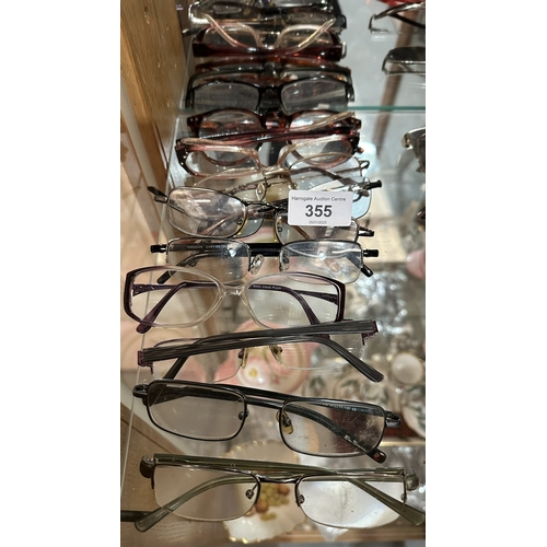 355 - 11 SETS OF READING GLASSES 2/3 1/3 STRENGTH